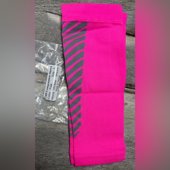 Pink Neon Compression Leg/Calve Sleeve - Picture 1 of 2